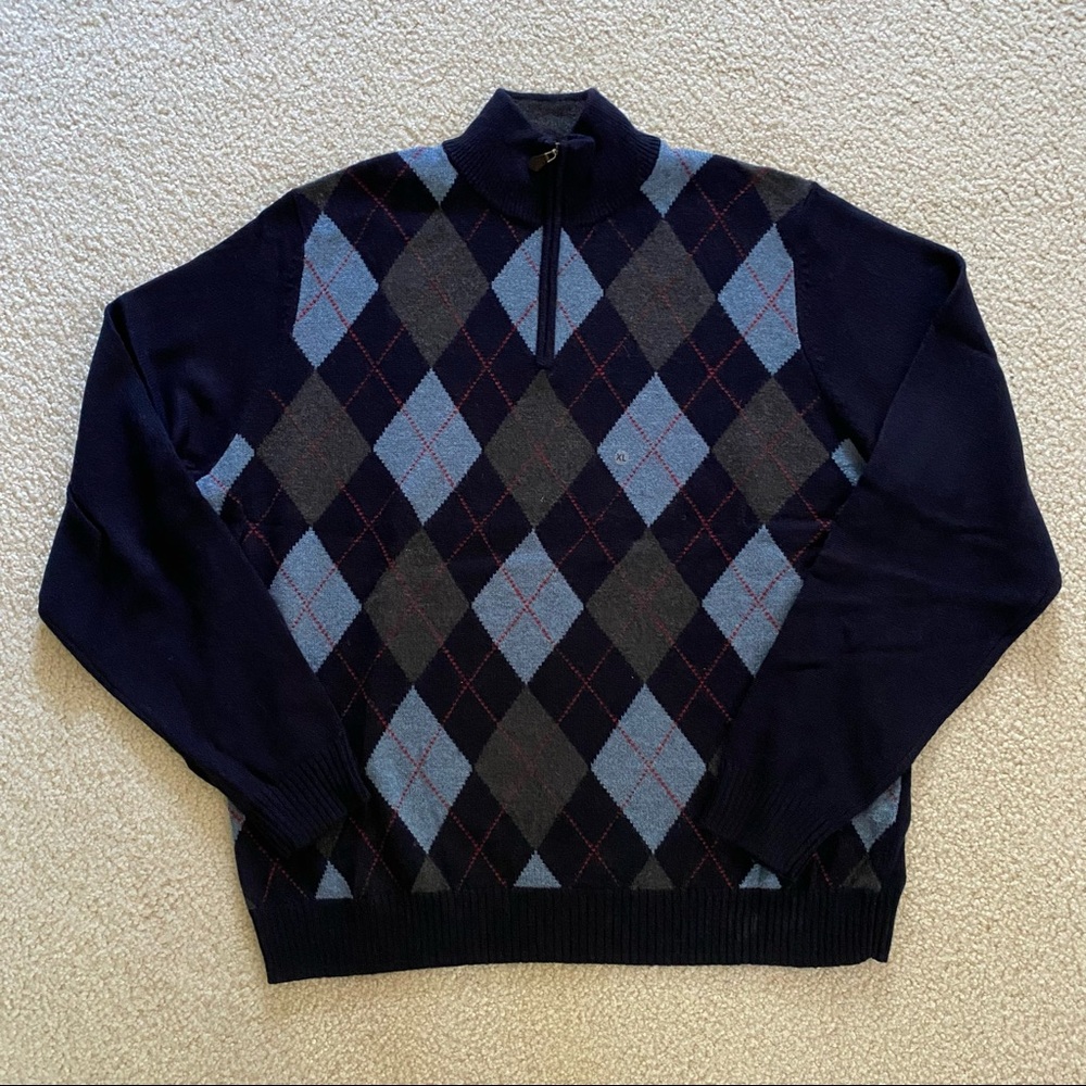 NWT Brooks Brothers 346 wool quarter zip
